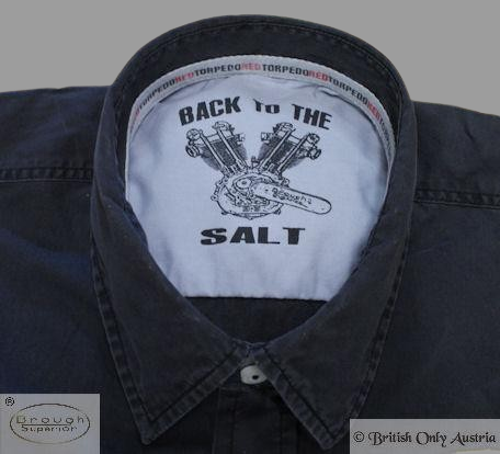Brough Superior "Back to the salt" Short Sleeve Shirt