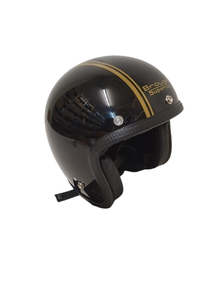 Brough Superior Helmet Gold by Davida