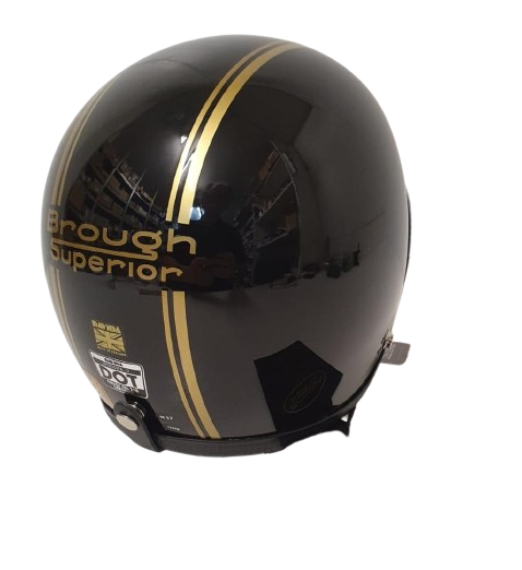 Brough Superior Helmet Gold by Davida