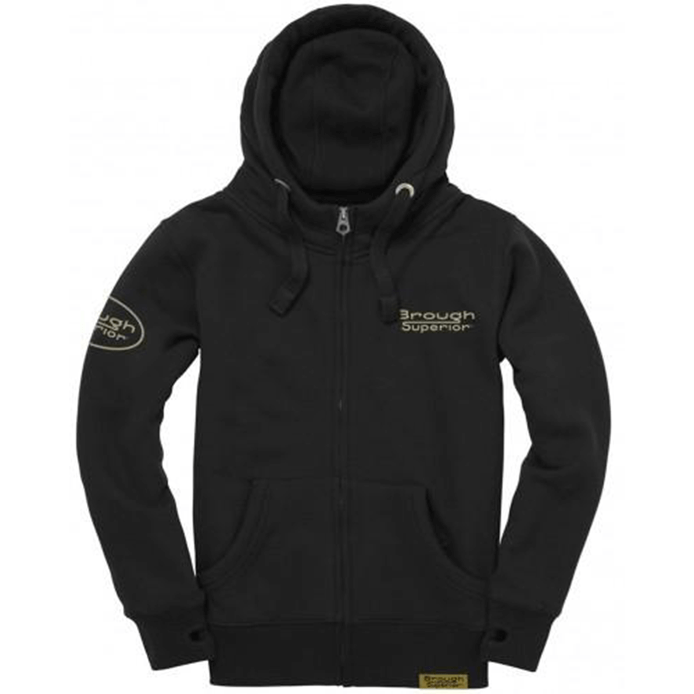 Brough Superior OG Zipped Hoodie Black