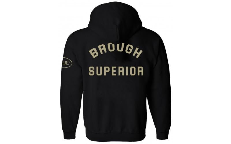 Brough Superior OG Zipped Hoodie Black