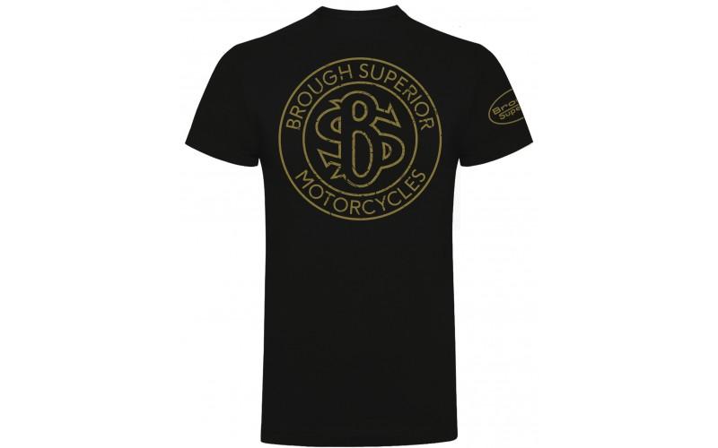 Brough Superior Roundel Logo T-Shirt Black