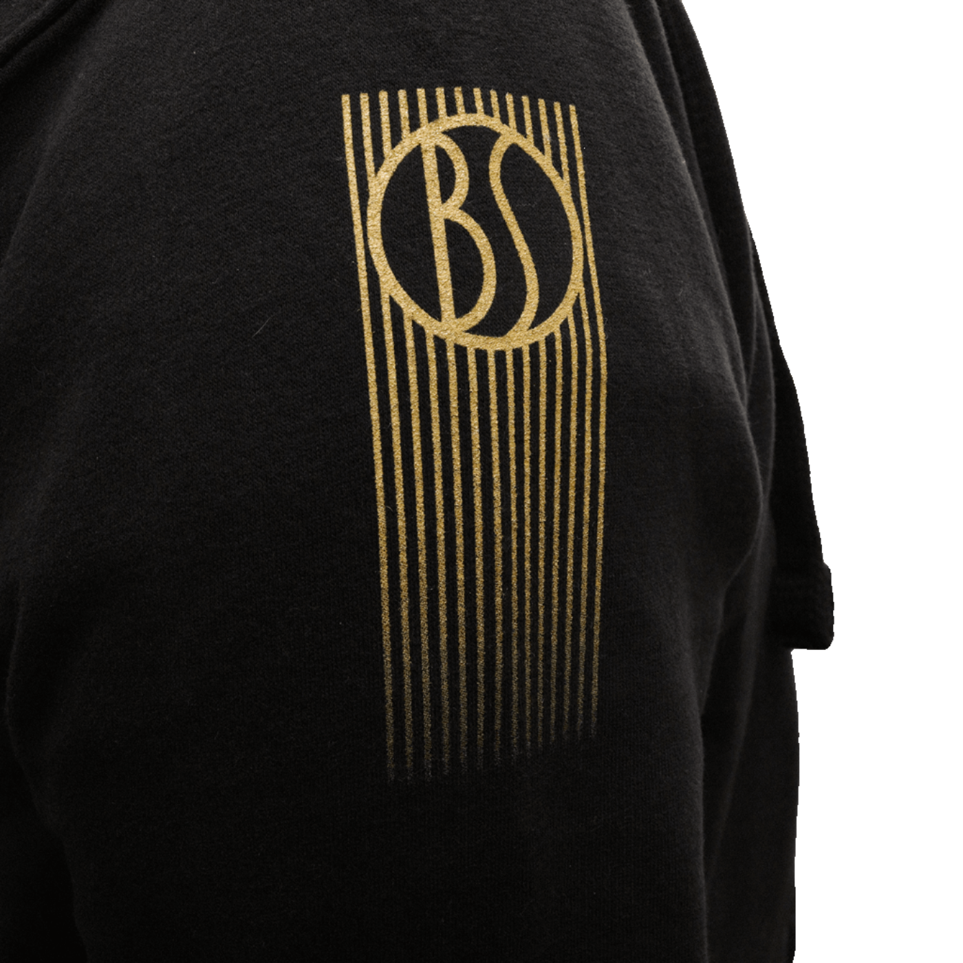 Brough Superior Zipped Hoodie Black with Logos