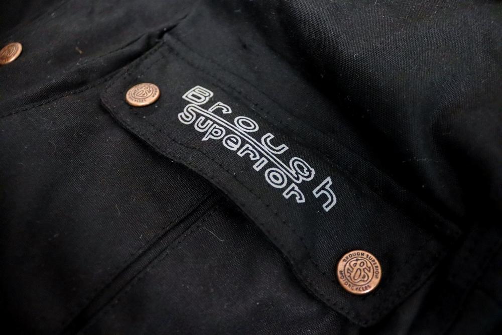 Summer and winter Brough Superior armored Jacket black