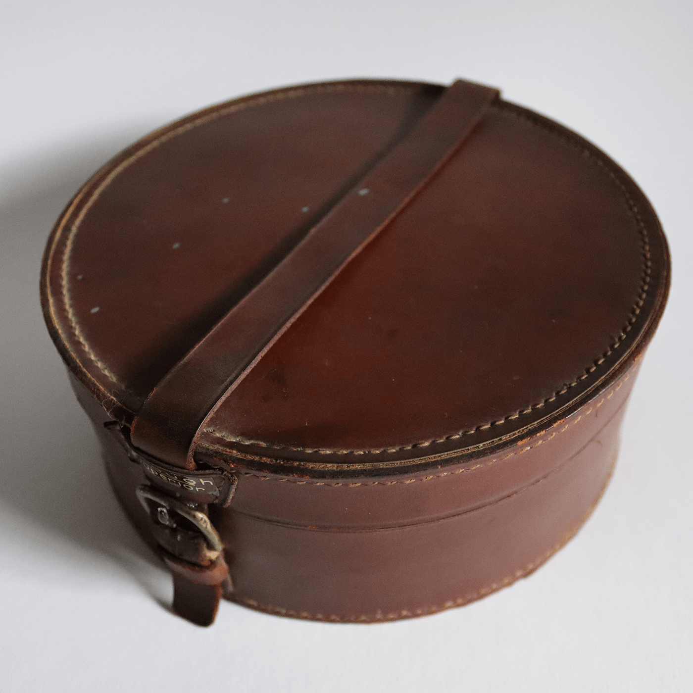Brough Superior Small Vintage Collar Box / inner tube holder