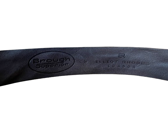Brough Superior Leather Belt, brown