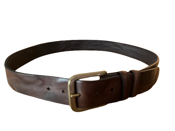 Brough Superior Leather Belt, brown