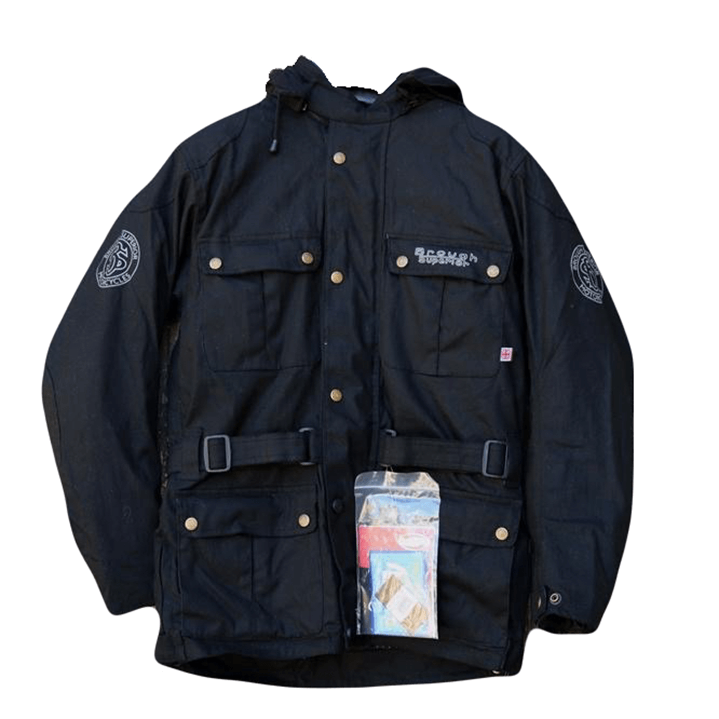 Summer and winter Brough Superior armored Jacket black