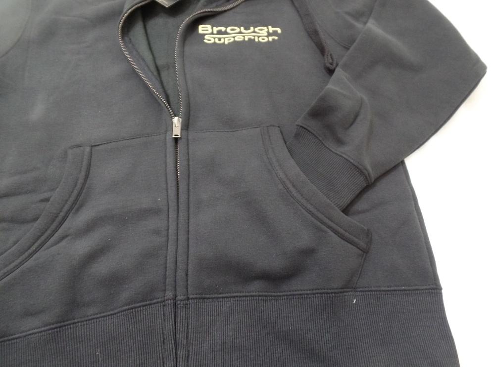 Brough Superior OG Zipped Hoodie Black