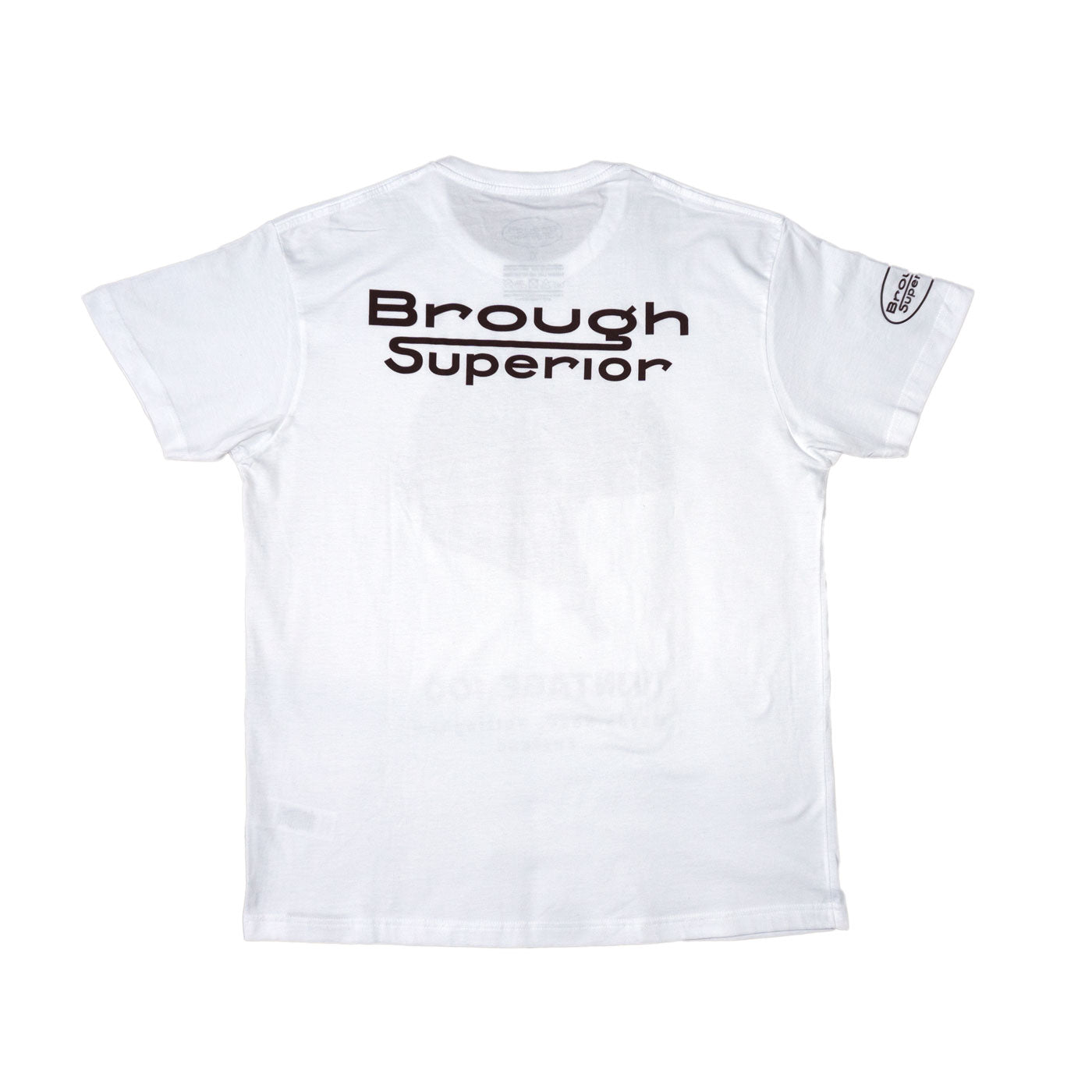 Brough Superior Vintage Racer T-Shirt short sleeve white