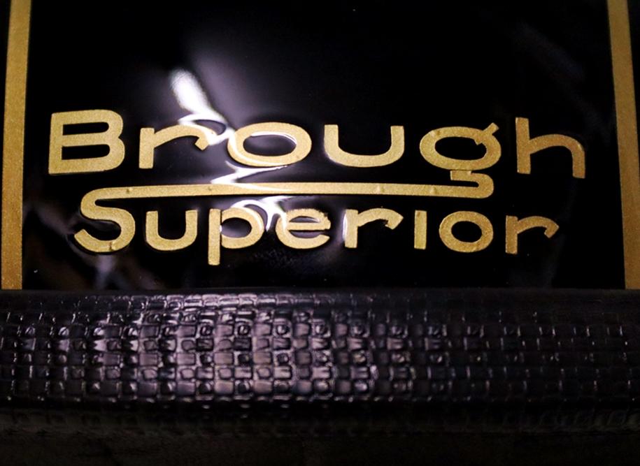 Brough Superior Helmet Gold by Davida